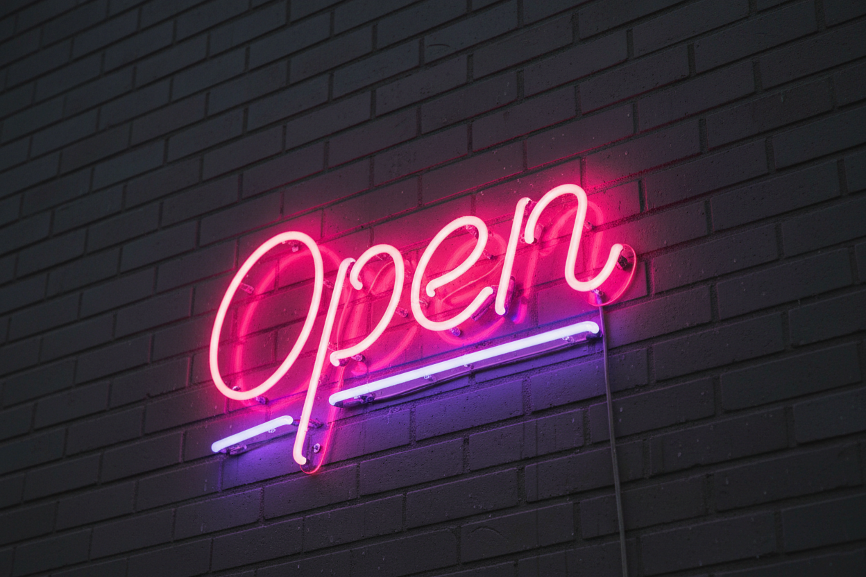 LED Neon Sign (Open)