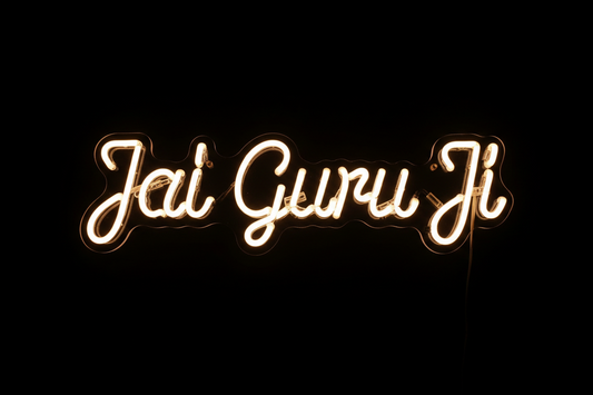 LED Neon Sign (Jai Guru Ji)